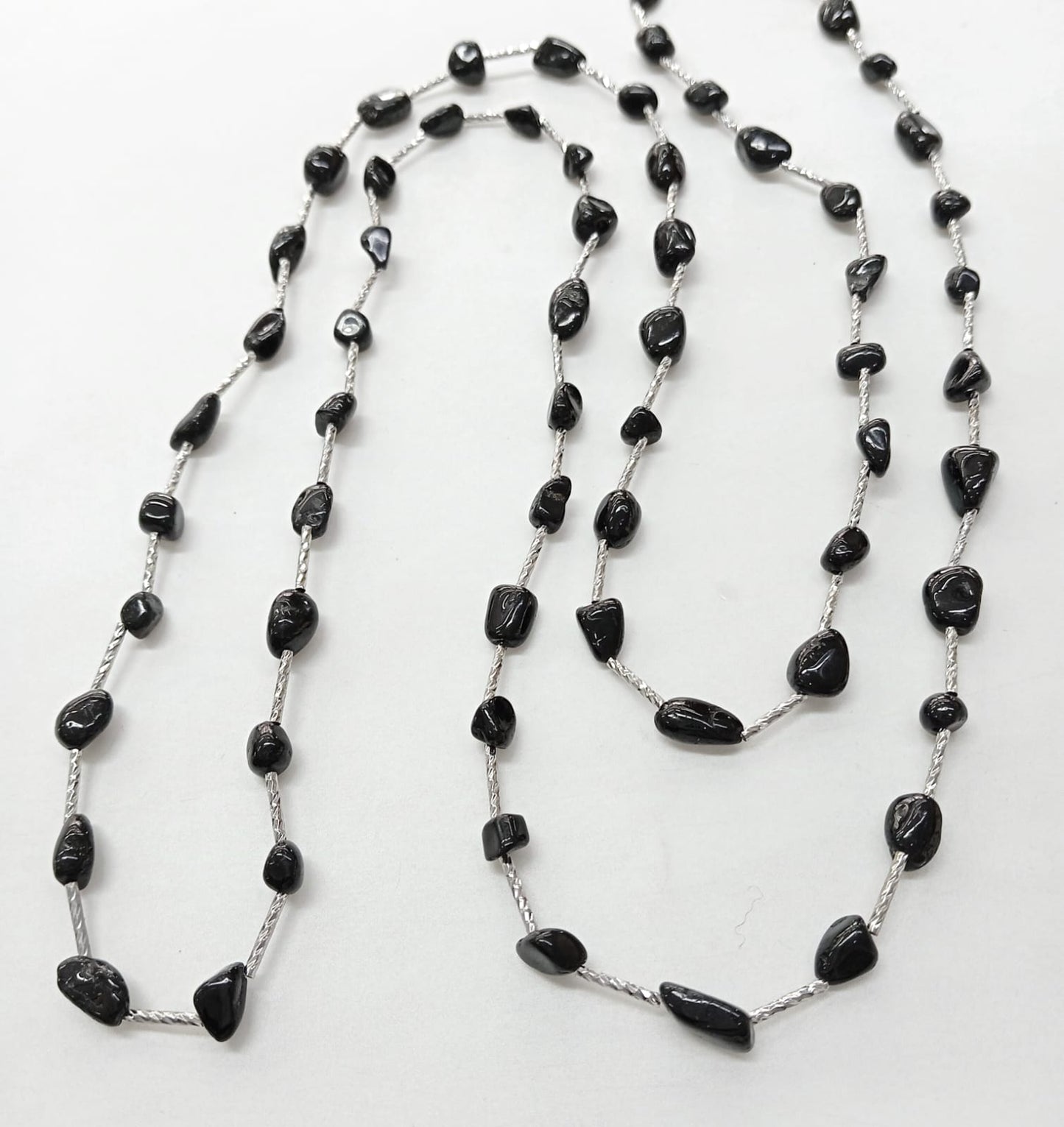 Collar Larga Piedras Naturales