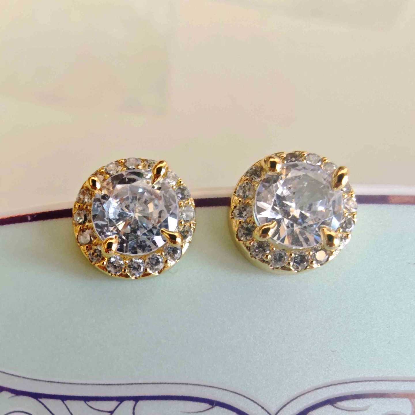 Aro Bañado en Plata o Bañado en Oro 18k Punto Luz Circones 9mm