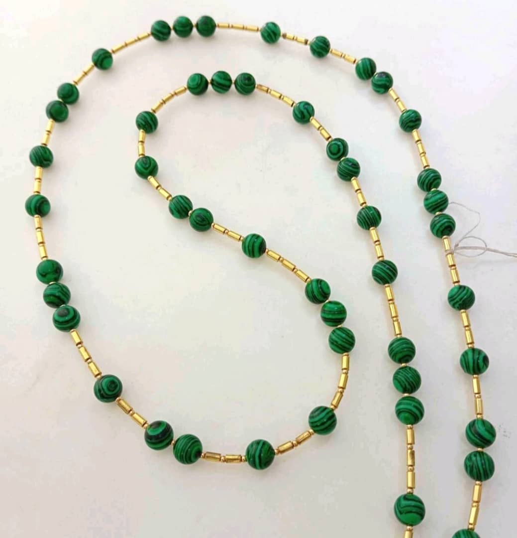 Collar Larga Piedras Natural