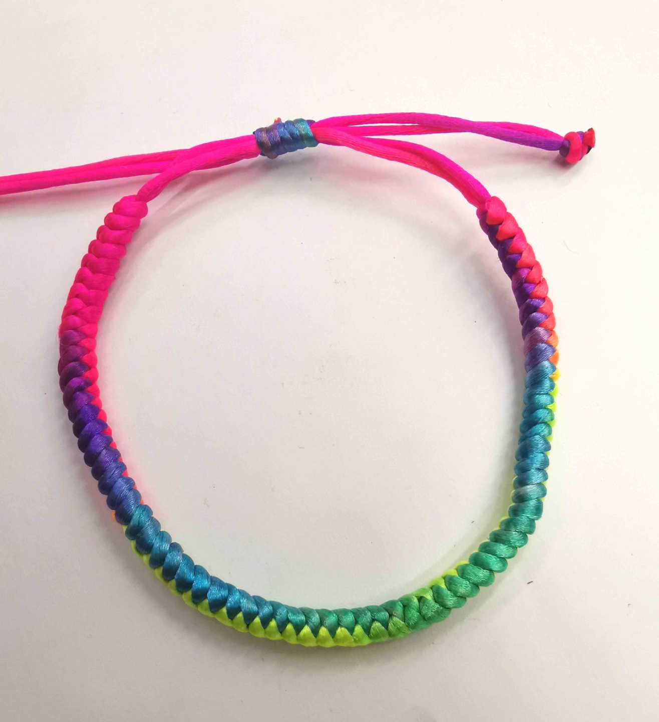 Pulsera Hilo Mancha de Colores Degradado
