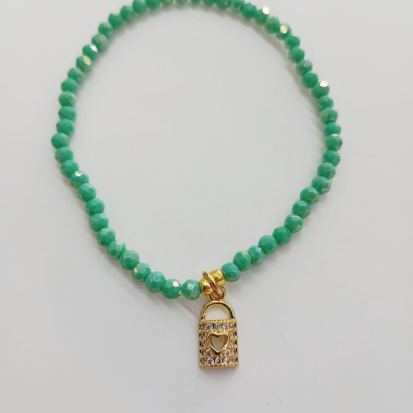 Pulsera Cristales Colgante Dijes Varios