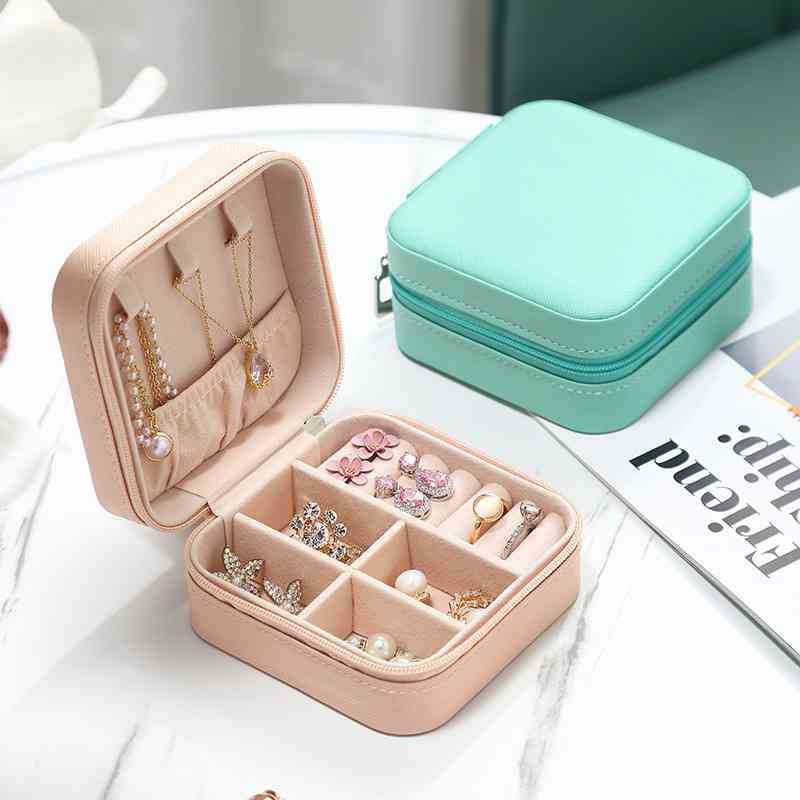 Caja de Joyero Pequeno Cuero Colores 10*10*5
