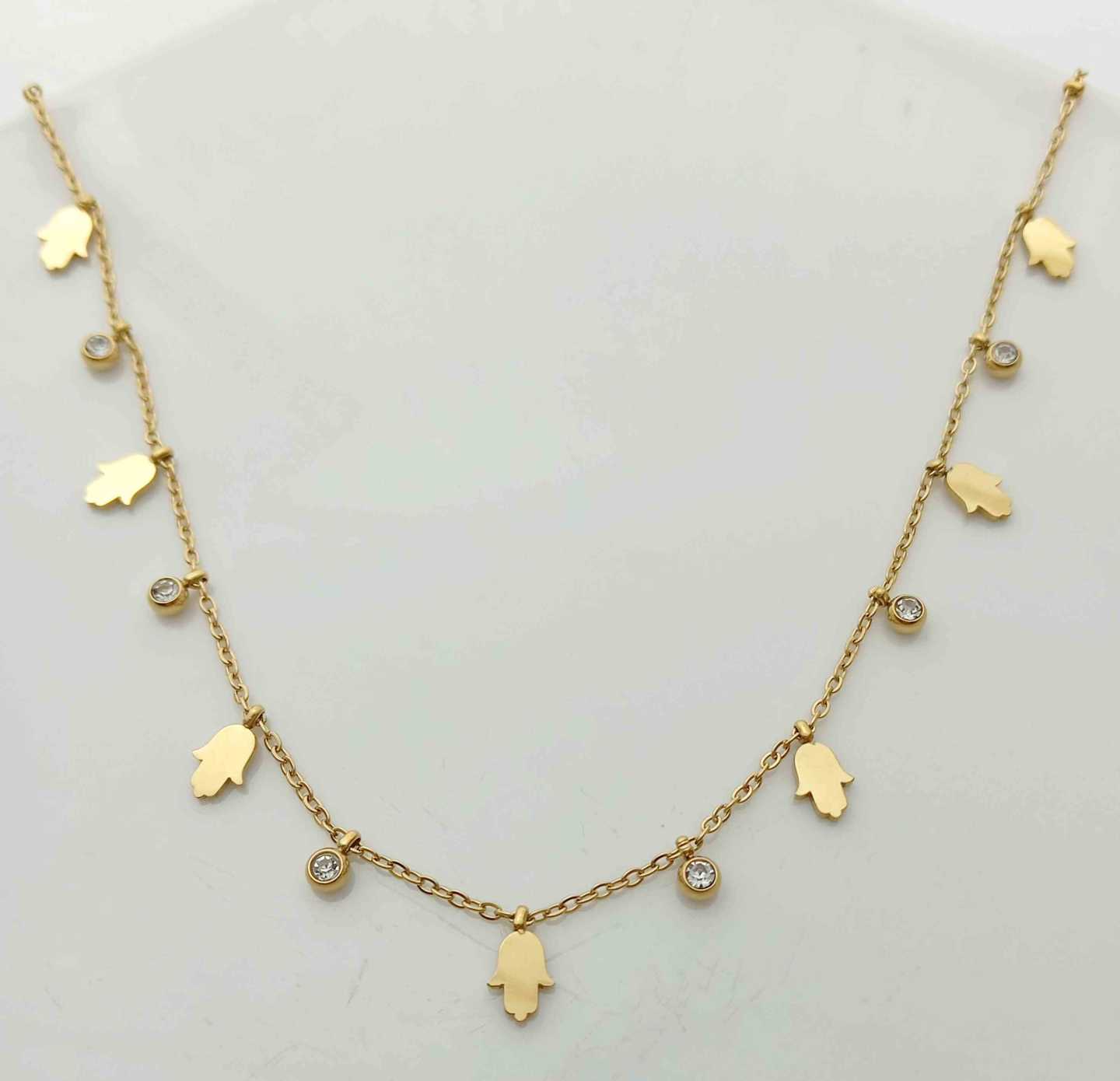 Collar Dorada 7 Manito y 6 Circnes