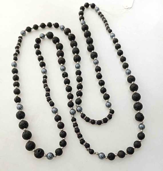 Collar Larga Piedras Natural