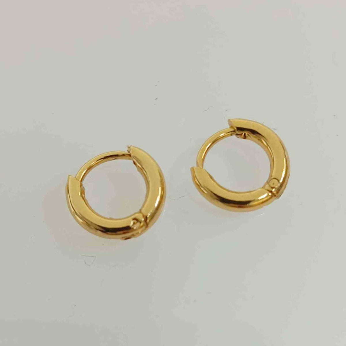Aro Argolla Acero Inoxidable Dorado Lisa Tubo 2mm, 10mm / 12mm / 14mm / 16mm / 20mm, Tubo 2mm