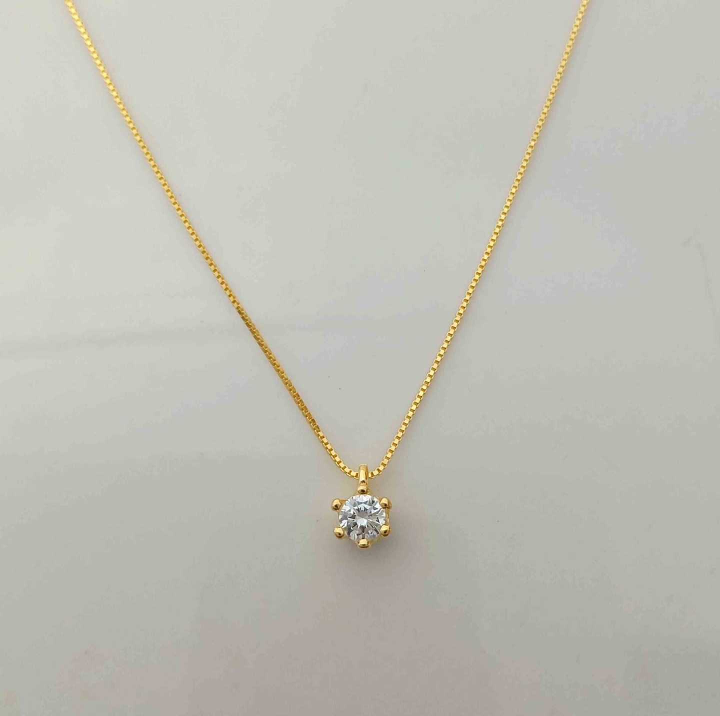Collar Plata925 Punto Luz 5mm Canasto