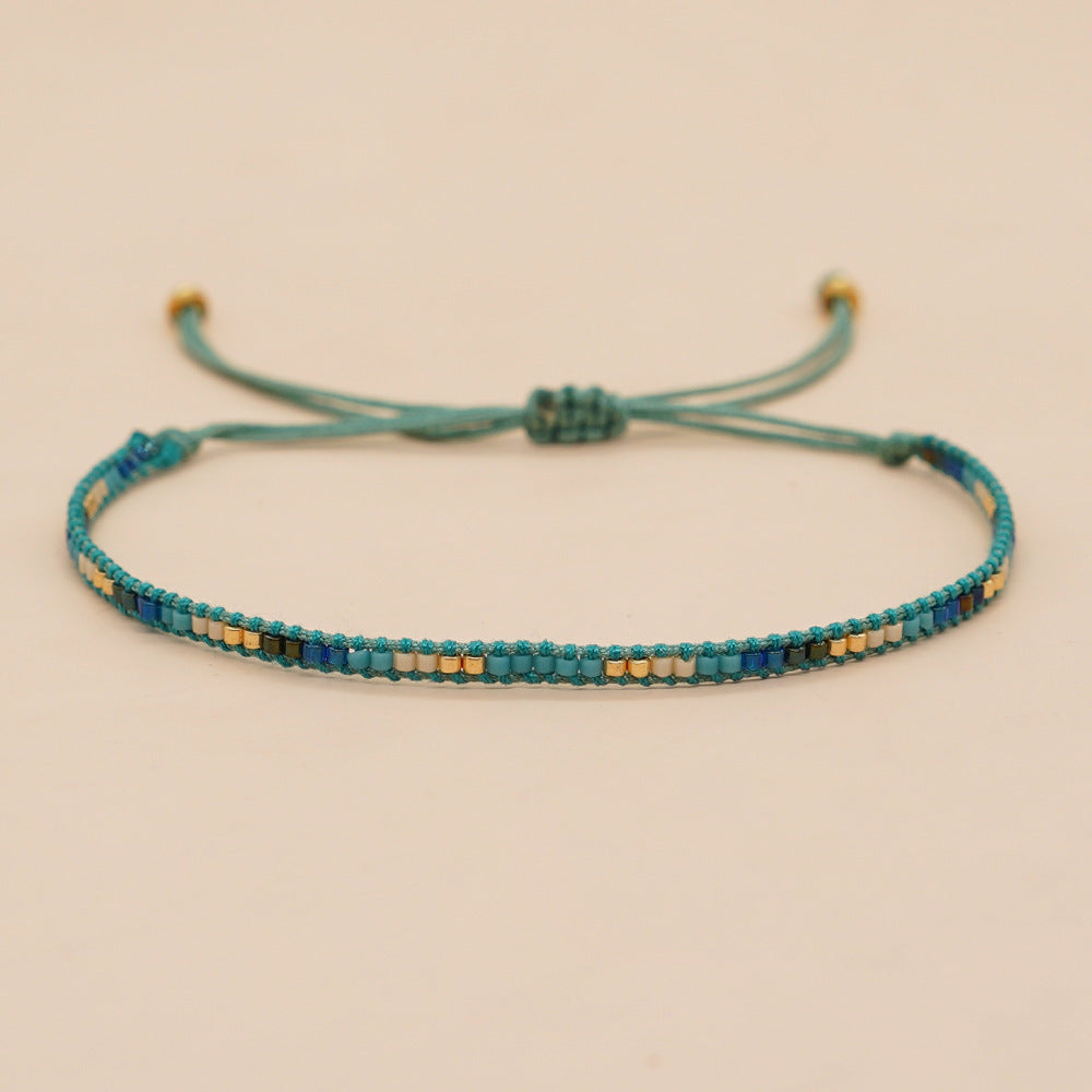 Pulsera Miyuki Hilo Verde