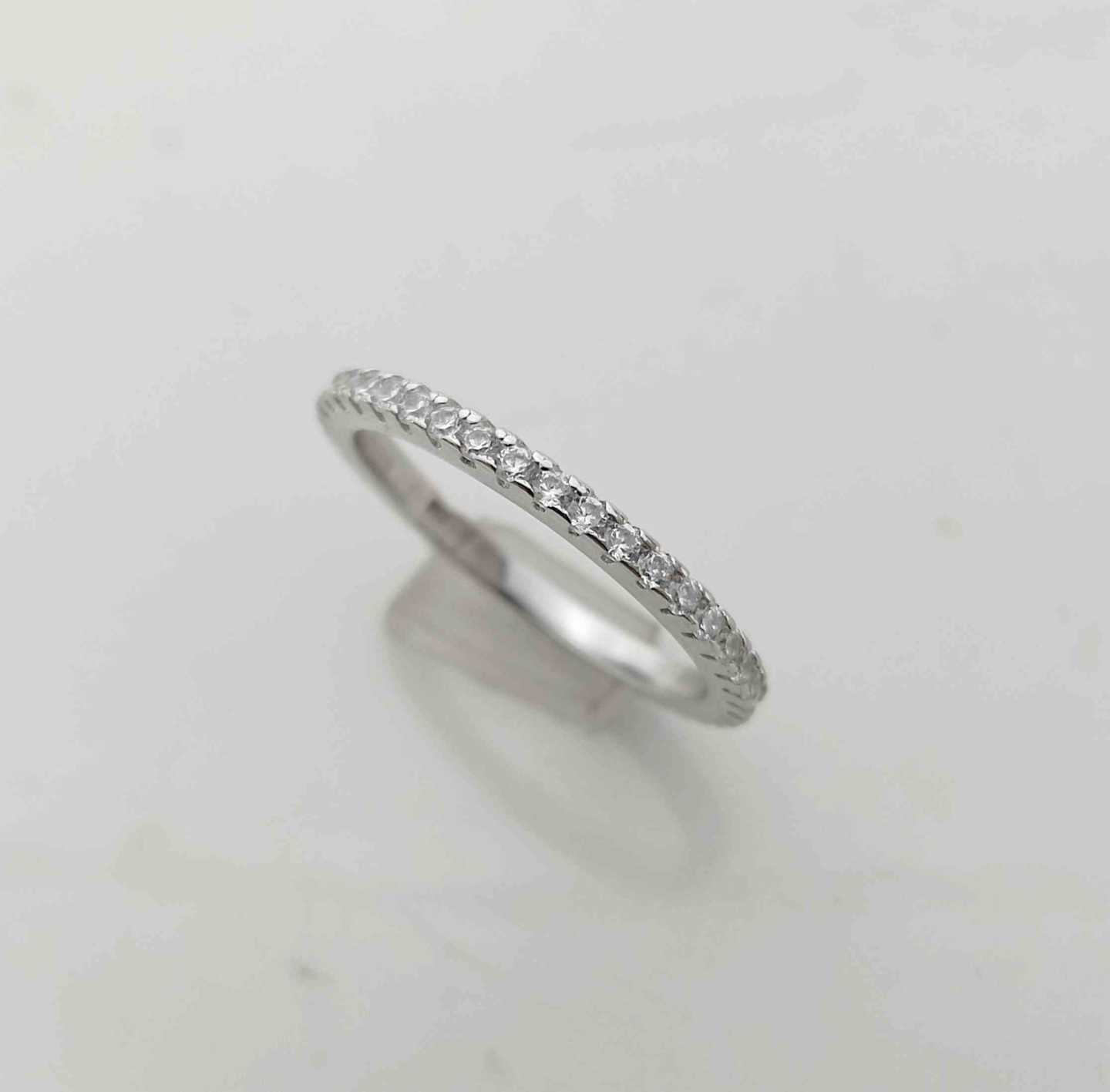 Anillo Plata925 Cintillo Circones 2m