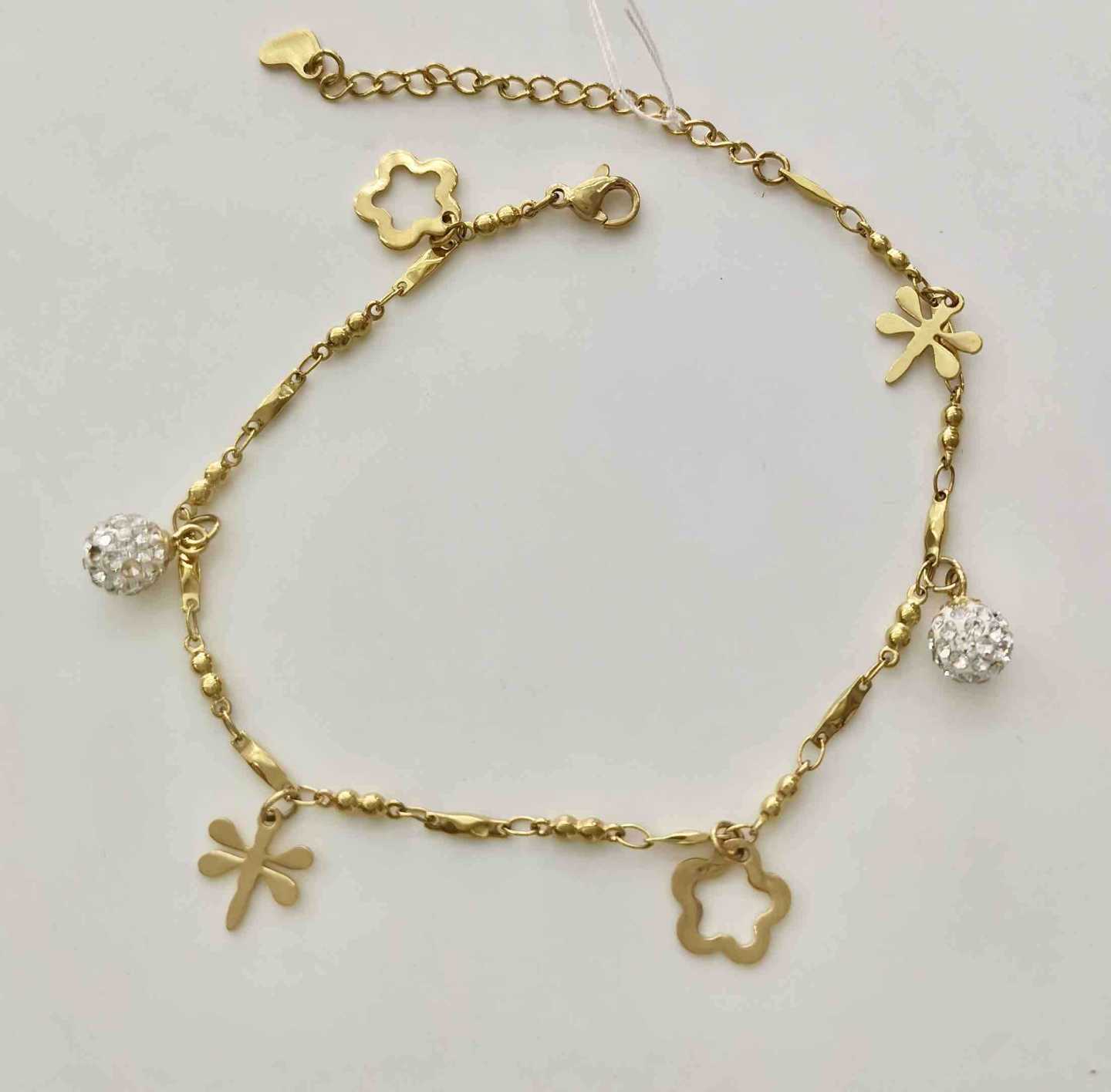 Tobillera Dorado Colg. Libelura Chambala