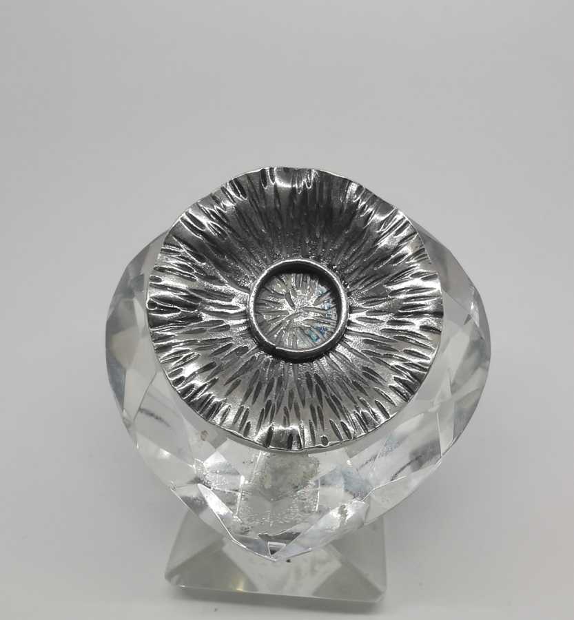 Anillo Plata925 Hoja de Loto Grande Ajustable