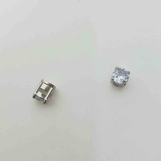 Aro Acero inoxidable Punto Luz 6mm  Blanco topo con Iman