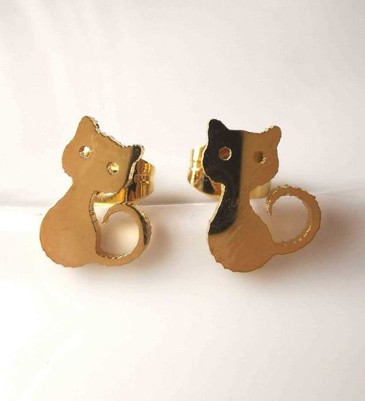 Aro corto dorado Gato Pequeño