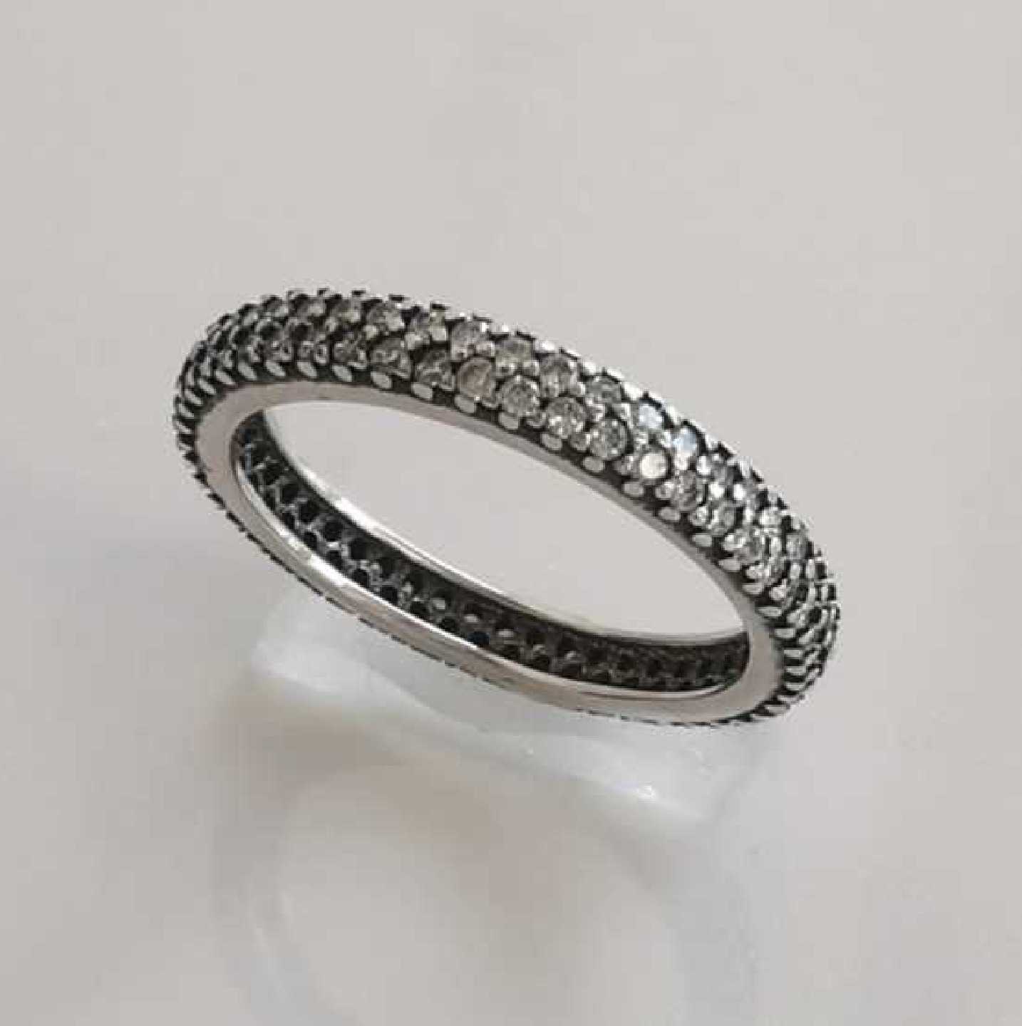 Anillo Plata 2 Corridas Circones Entero 