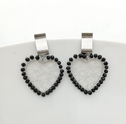 Aro Bañ Dor. Corazon Con Piedras o Con Cristales