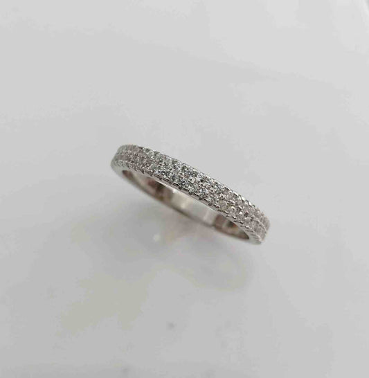 Anillo Plata925 Sinfin Doble Circones