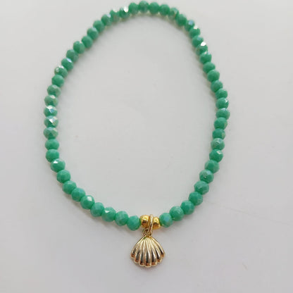 Pulsera Cristales Colgante Dijes Varios