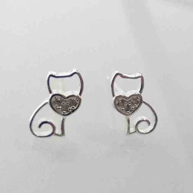 Aro Plata925 Gato Circones Hueco