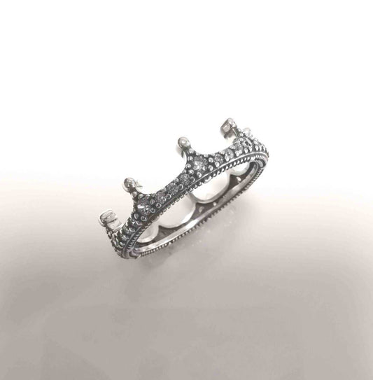 Anillo Plata925 Dor. Corona Circones Sinfin