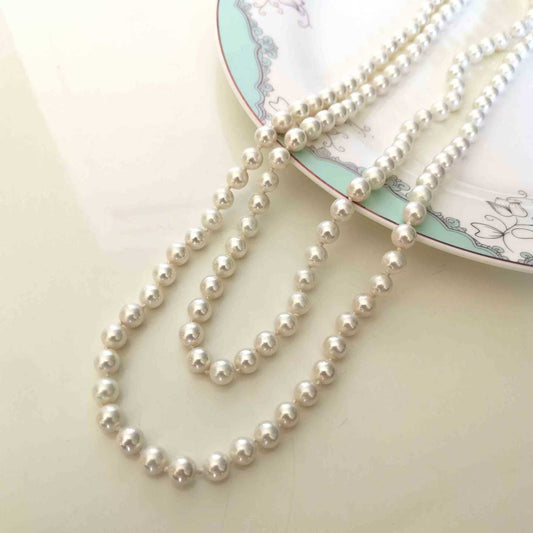 Collar Mallorca Blanca Largo 130cm