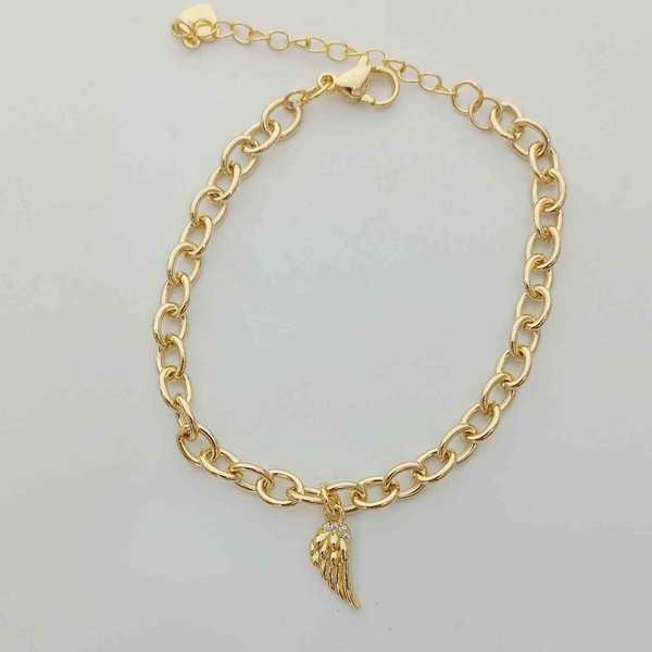 Pulsera Bañado Oro Ala Circones