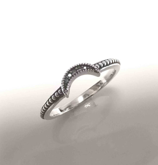 Anillo Plata925 Luna Circones Corridos