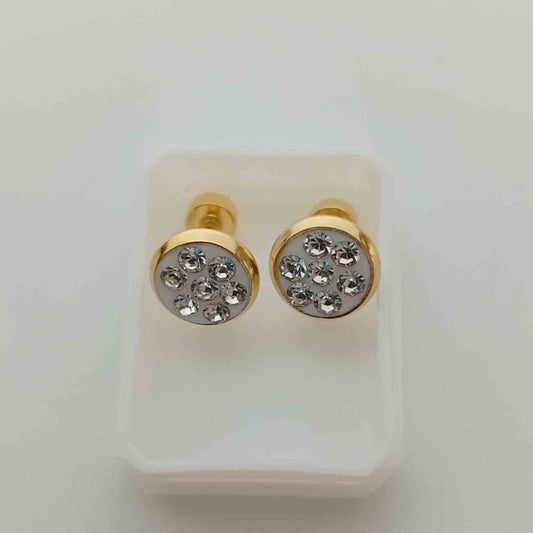 Aro Dorado Redondo Circones 8mm C/Tope