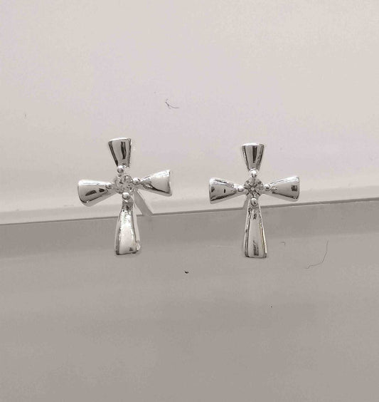 Aro Plata925 Cruz Circon