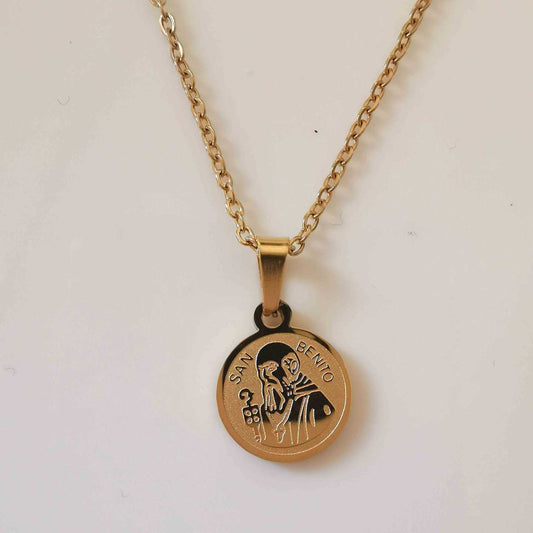 Collar Dorado San Benito Retondo