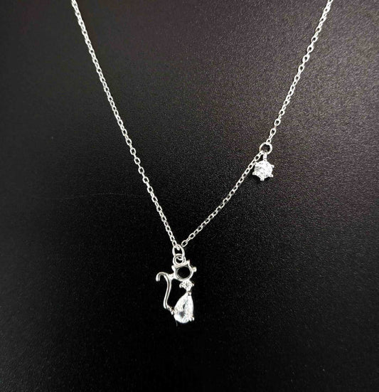 Collar Plata925 Gato Circones