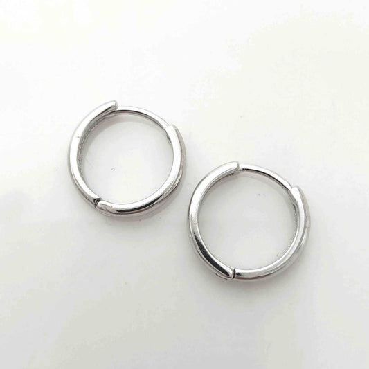 Aro Bañado en Plata Argolla 16mm