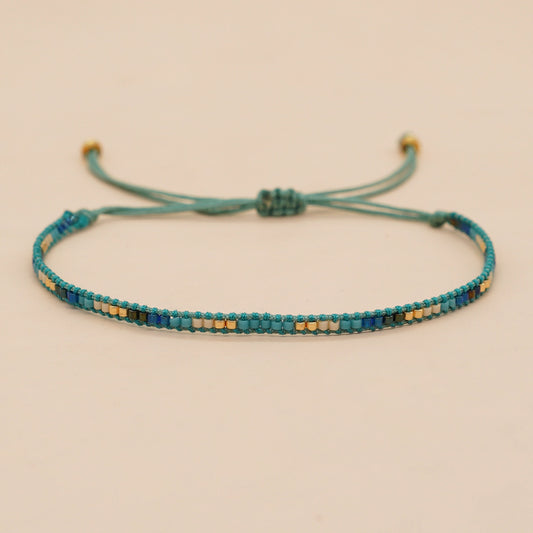 Pulsera Miyuki Hilo Verde