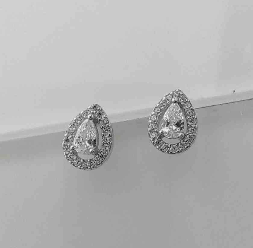 Aro Plata Gota Circones