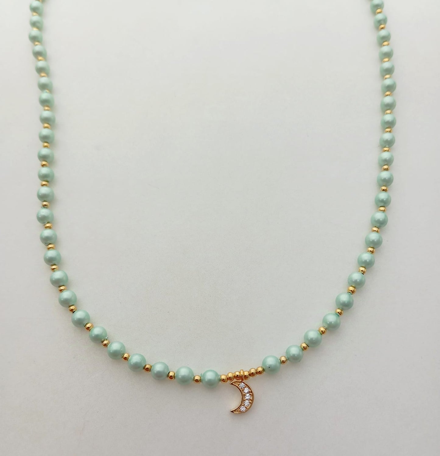 Collar Perla Mallorca Colores 4mm 42cm