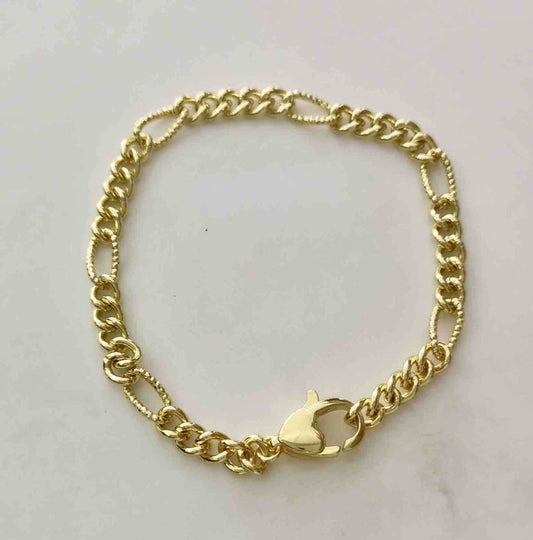 Pulsera Bañado Oro Cadena Cartier