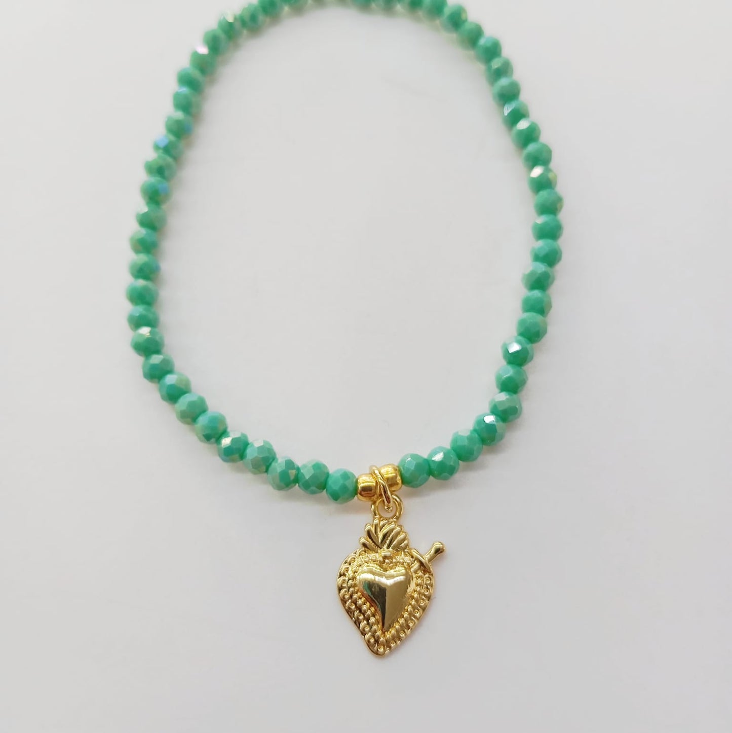 Pulsera Cristales Colgante Dijes Varios