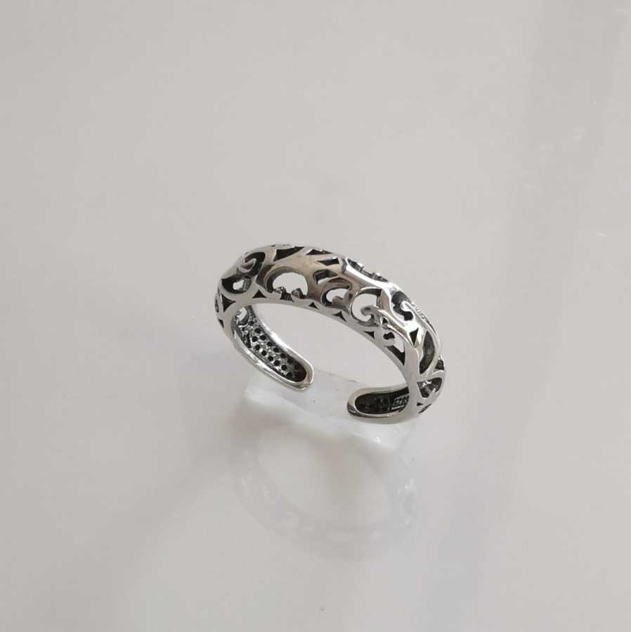 Anillo Plata925 Enredadera Hueca