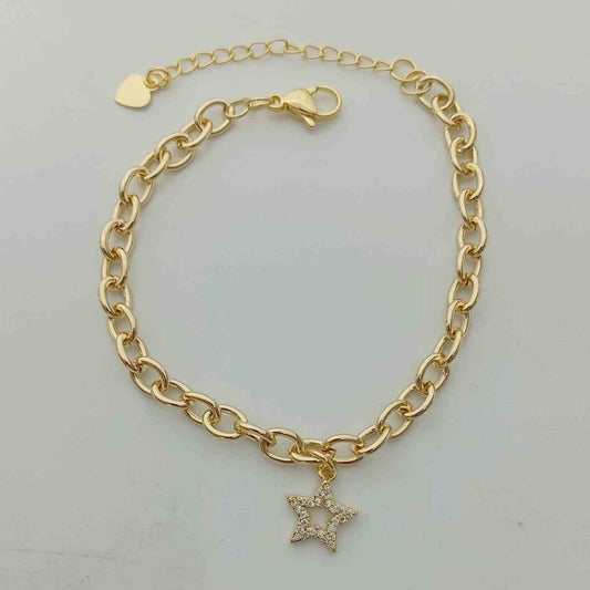Pulsera Bañado Oro Timon Estrella Circones