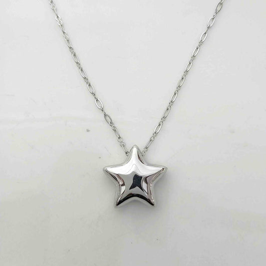Collar Plateado Estrella