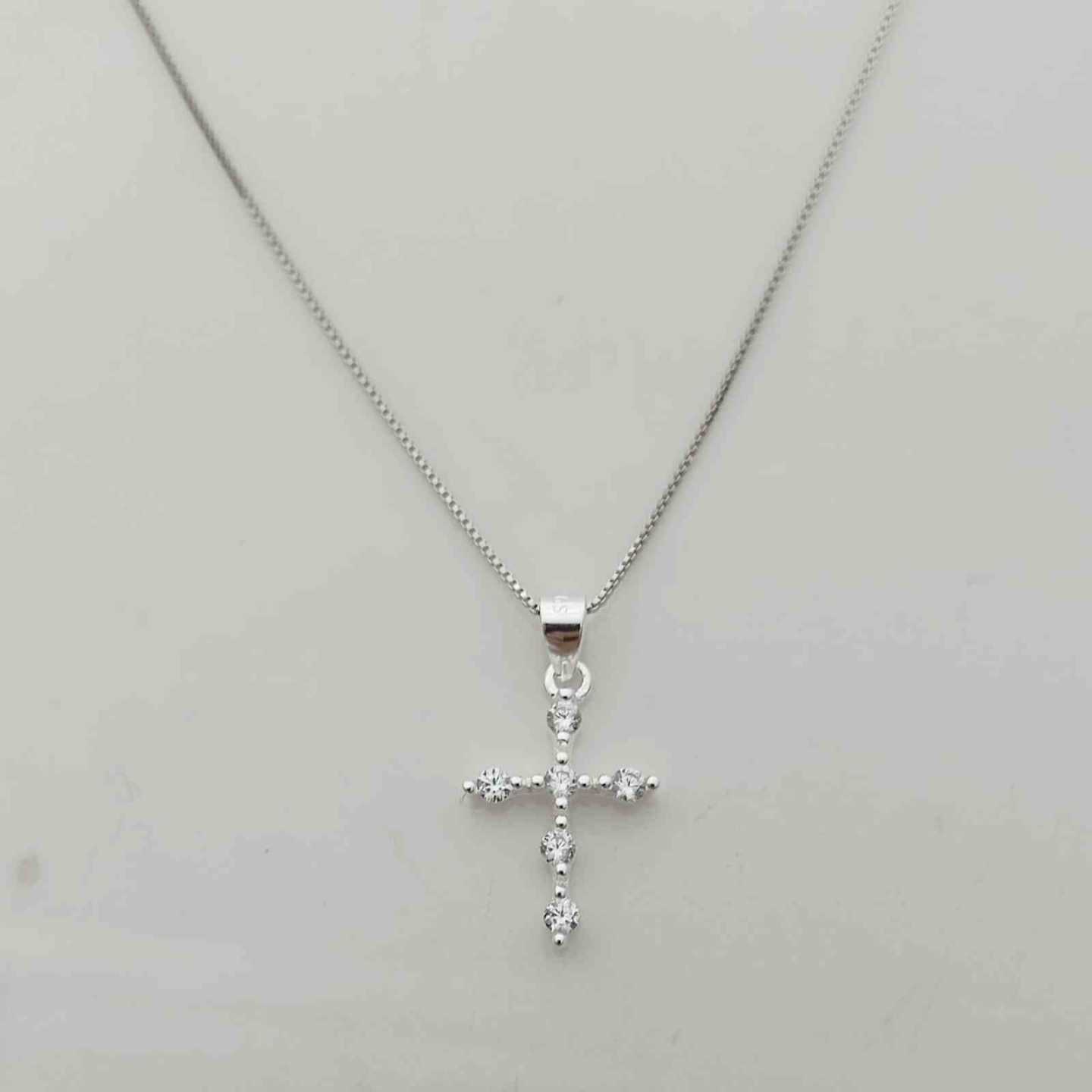 Collar Plata925 Cruz Circones 