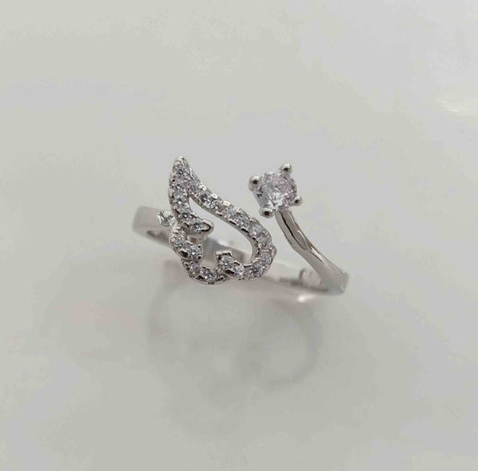 Anillo Plata925 Alas Circones Ajustable