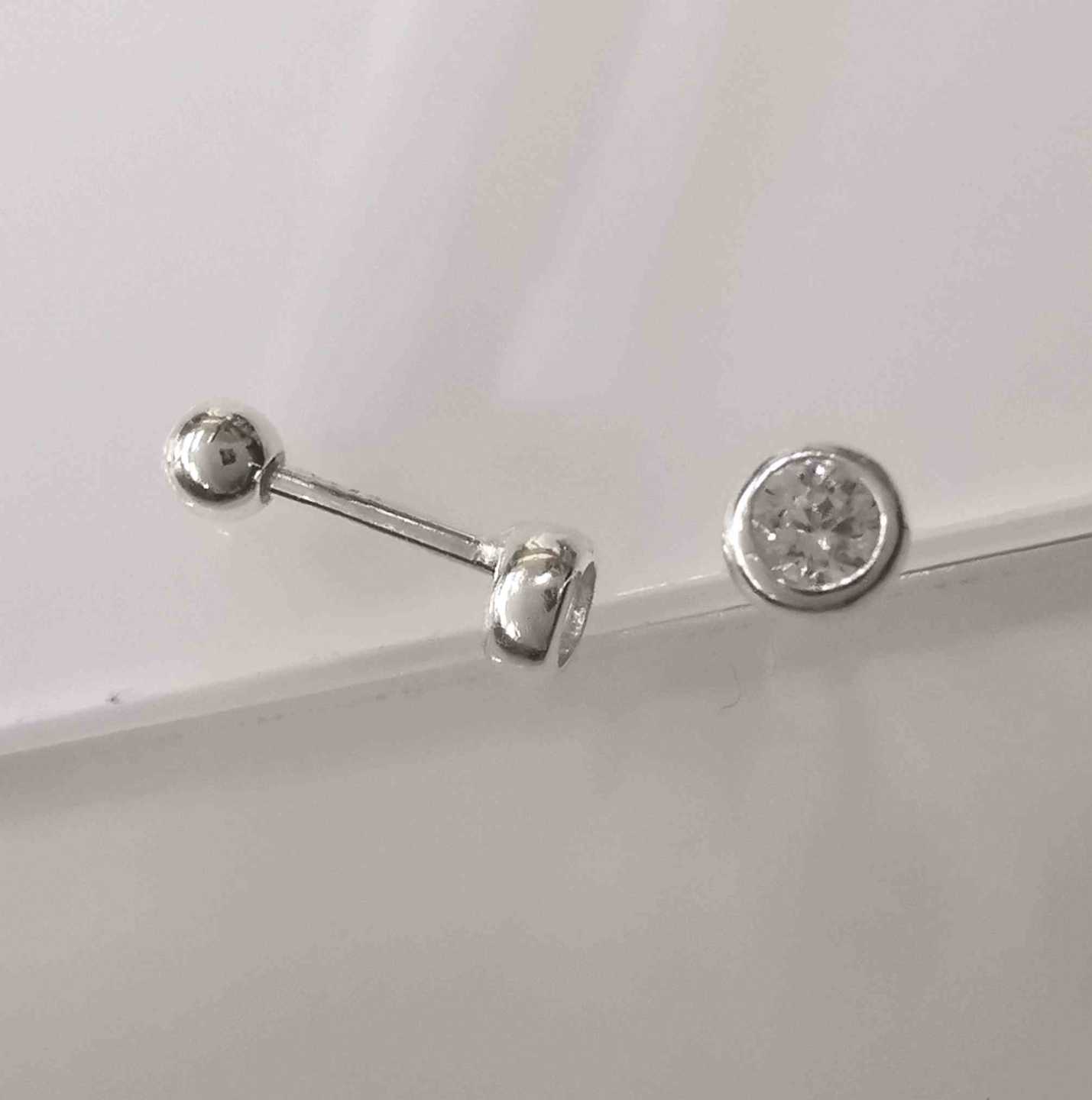 Aro Plata925 Punto Luz Canasto 4MM Con Tope