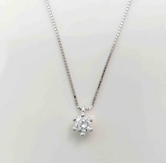 Collar Plata925 Punto Luz 5mm Canasto
