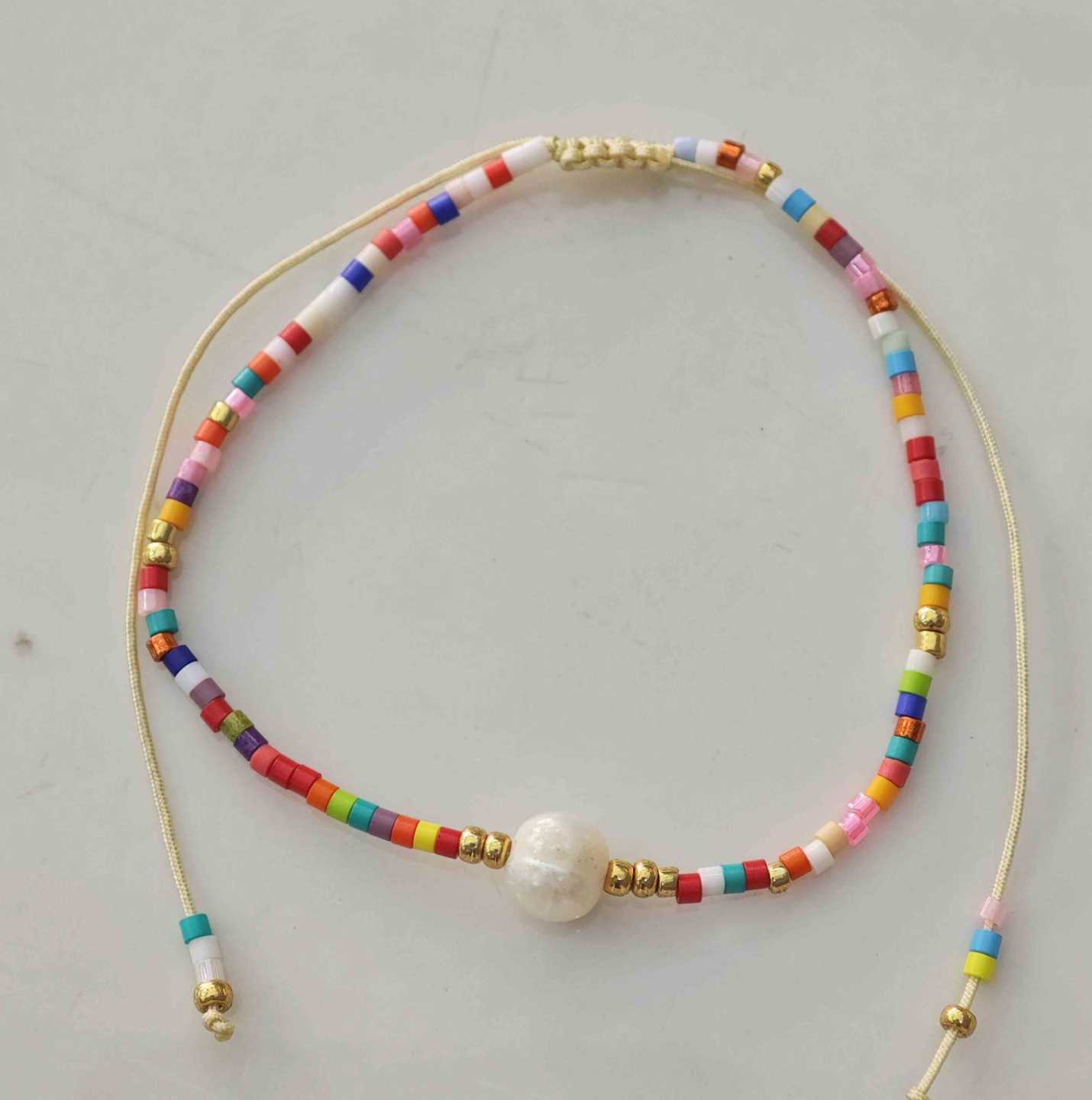 Pulsera Miyuki Colores Y Perla Rio