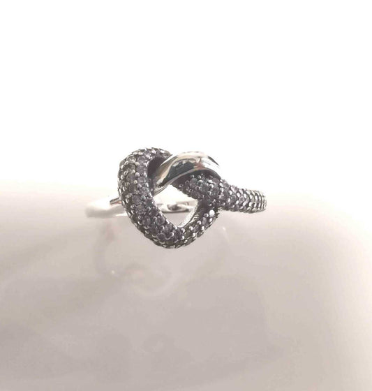Anillo Plata925 Nudo Corazon Circones