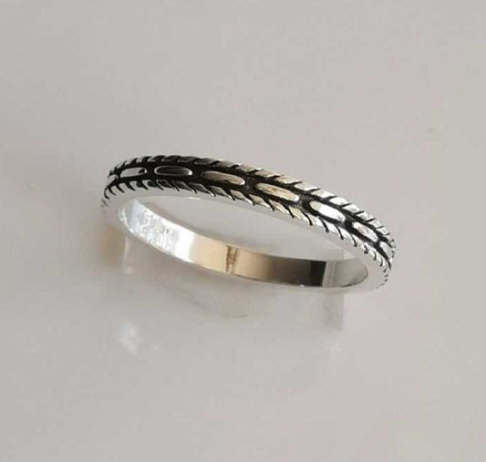 Anillo Plata925 3 Forma Linea Sinfin