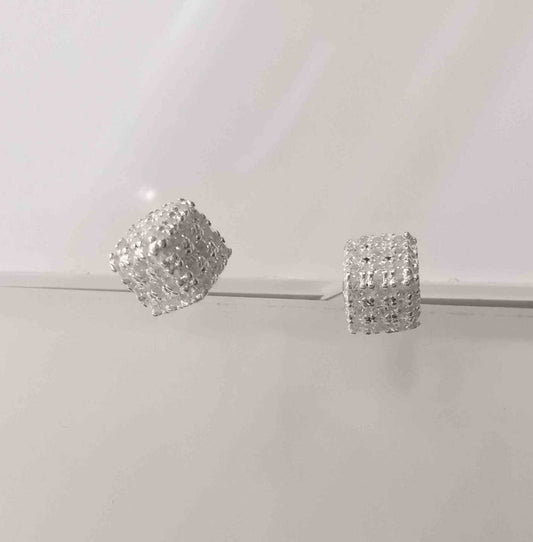 Aro Plata925 Cubo Circones