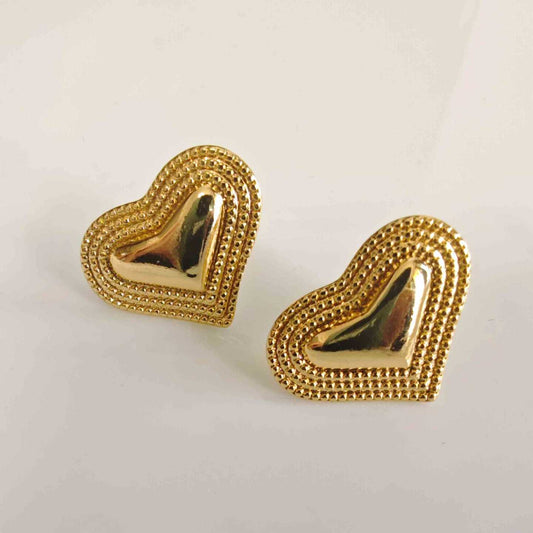 Aro Bañada Oro Corazon 23x18m